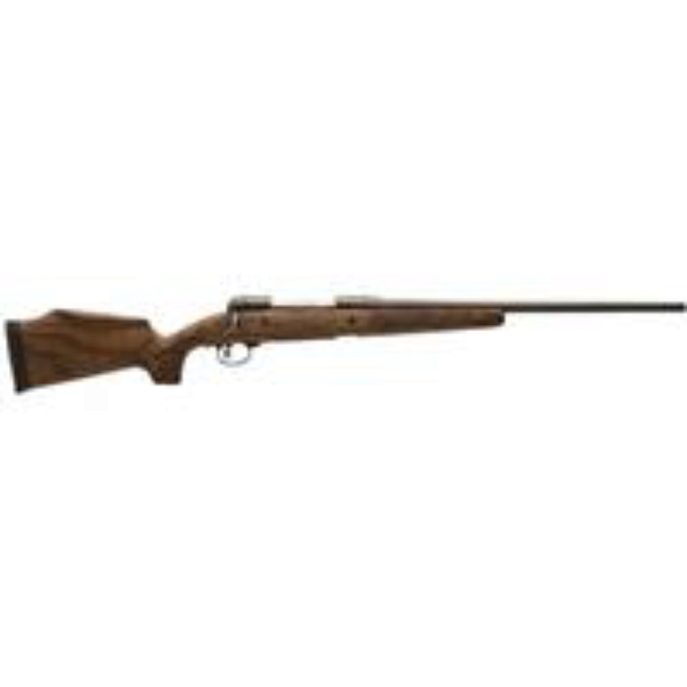 Savage Arms 19655 11 Lady Hunter 243 Win Caliber with 4+1 Capacity, 20 Barrel, Matte Black Metal Finish & Oil American Walnut Stock Right Hand (Compact)