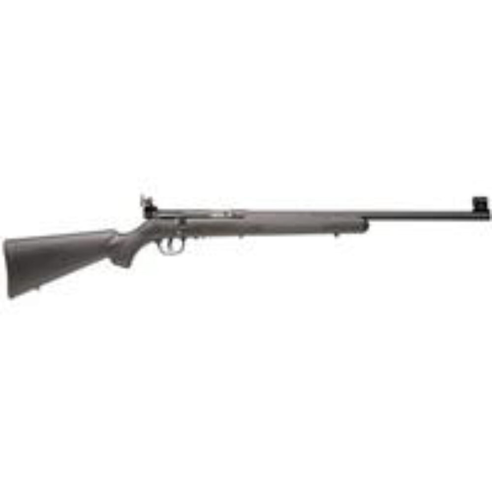 Savage Arms 28900 Mark I FVT 22 Short, 22 Long or 22 LR Caliber with 1rd Capacity, 21 Barrel, Satin Blued Metal Finish, Black Synthetic Stock & AccuTrigger Right Hand (Full Size)