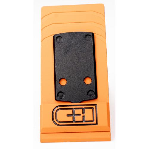 C&H Precision V4, Optic Mounting Plate, Fits Glock 43x/48 MOS to Holosun 407K/507K, Anodized Finish, Black, Includes Mounting Hardware GLX-HOLOk