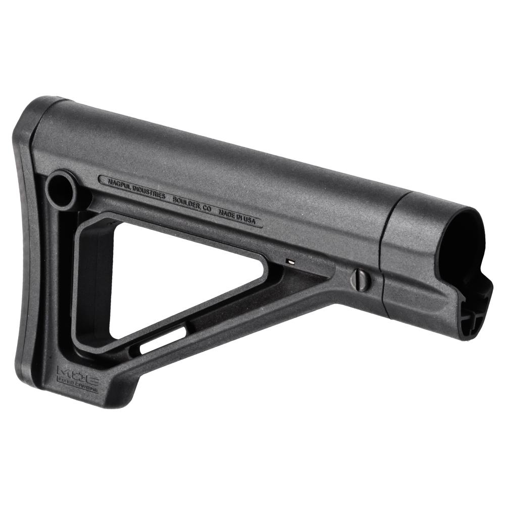 Magpul MAG480-BLK MOE Carbine Stock Fixed Black Synthetic for AR-15, M16, M4 with Mil-Spec Tube (Tube Not Included)