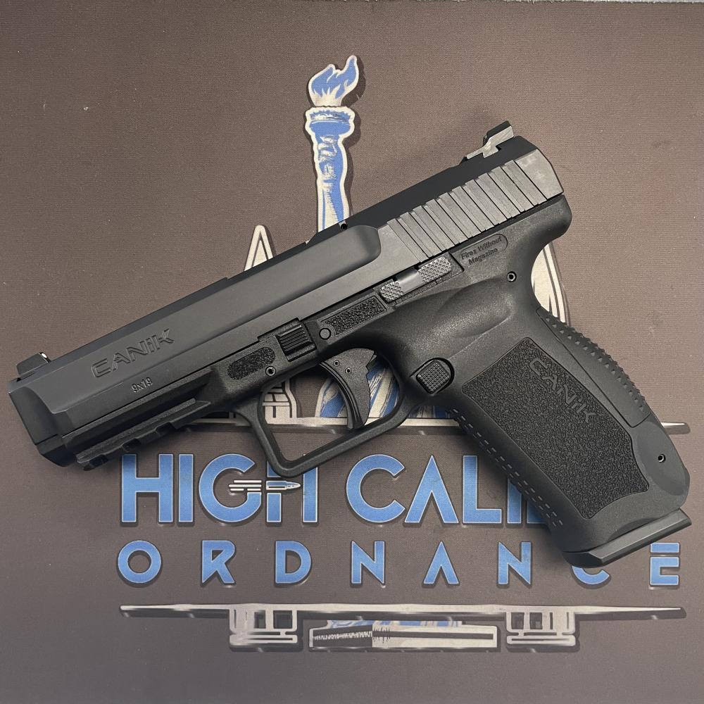 USED CANIK TP9SF W/ TWO MAGS, HOLSTER AND CASE