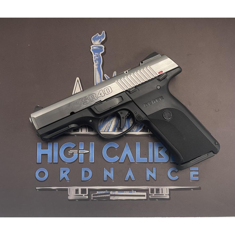 Used Ruger SR40 with case and two magazines.