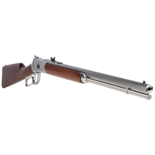 Rossi 923572493 R92  38 Special +P or 357 Mag Caliber with 12+1 Capacity, 24 Octagon Barrel, Polished Stainless Metal Finish & Brazilian Hardwood Stock, Right Hand (Full Size)