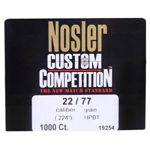 NOS 22CAL 77GR CUSTOM COMPETITION HPBT (1000)