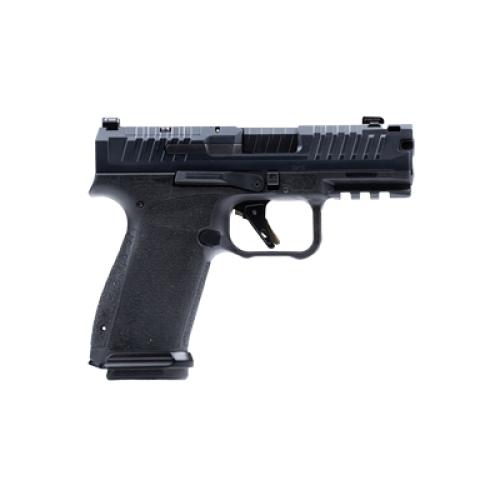 CANIK, METE MC9 Prime, Semi-automatic, Striker Fired, Compact, 9MM, 3.64" Barrel, Compensated Slide and Barrel with Blast Chamber, Night Sights, Optics Ready, Matte Finish, Black, 17 Rounds, 2 Magazines