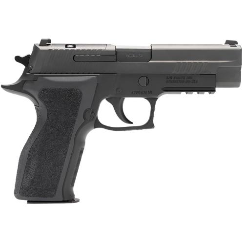 Sig Sauer E26R9BSER2 P226 Elite Full Size Frame 9mm Luger 15+1 4.40" Black Carbon Steel Barrel, Black Nitron Optic Ready/Serrated Stainless Steel Slide, Black Hardcoat Anodized Aluminum Frame w/Beavertail & Picatinny Rail, Black E2 Grip