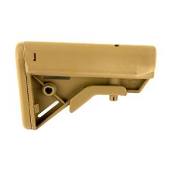 B5 Systems BRV1086 Bravo  Coyote Brown Synthetic for AR-Platform with Mil-Spec Receiver Extension (Tube Not Included)