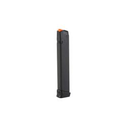 Glock G17/34  33rd Extended 9mm Luger For Glock 17/34 Black Polymer