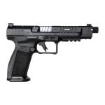 CANIK, METE SFX Pro, Striker Fired, Semi-automatic, Polymer Frame Pistol, Full Size, 9MM, 5.74" Threaded Barrel