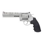 Colt Mfg ANACONDASP6RTS Anaconda  44 Mag 6 Shot 6 Stainless Recessed Target/Vent Rib Barrel,  Cylinder & Frame, Black Hogue Rubber w/Finger Grooves Grip