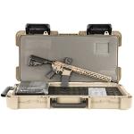 LWRC IC-DI 5.56 16" THREADED BARREL, FDE CERAKOTE WITH HOLOSUN OPTIC AND MAGPUL CASE 