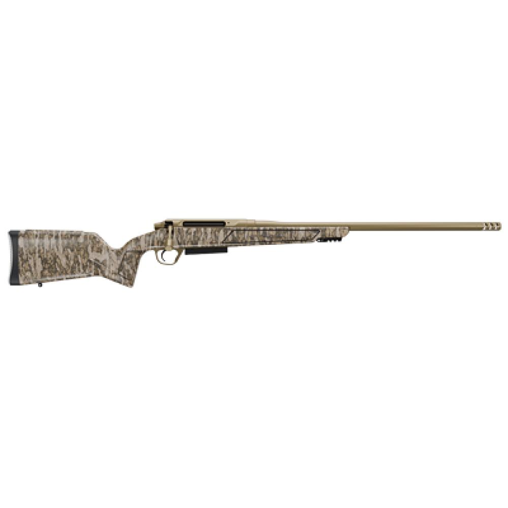 Christensen Arms, Evoke Mossy Oak, Bolt Action Rifle, 308 Winchester, 20" Barrel, RFR Muzzle Brake, Cerakote Finish, Flat Dark Earth, Mossy Oak Hybrid Hunter Stock, TriggerTech Trigger, 5 Rounds, 1 Magazine