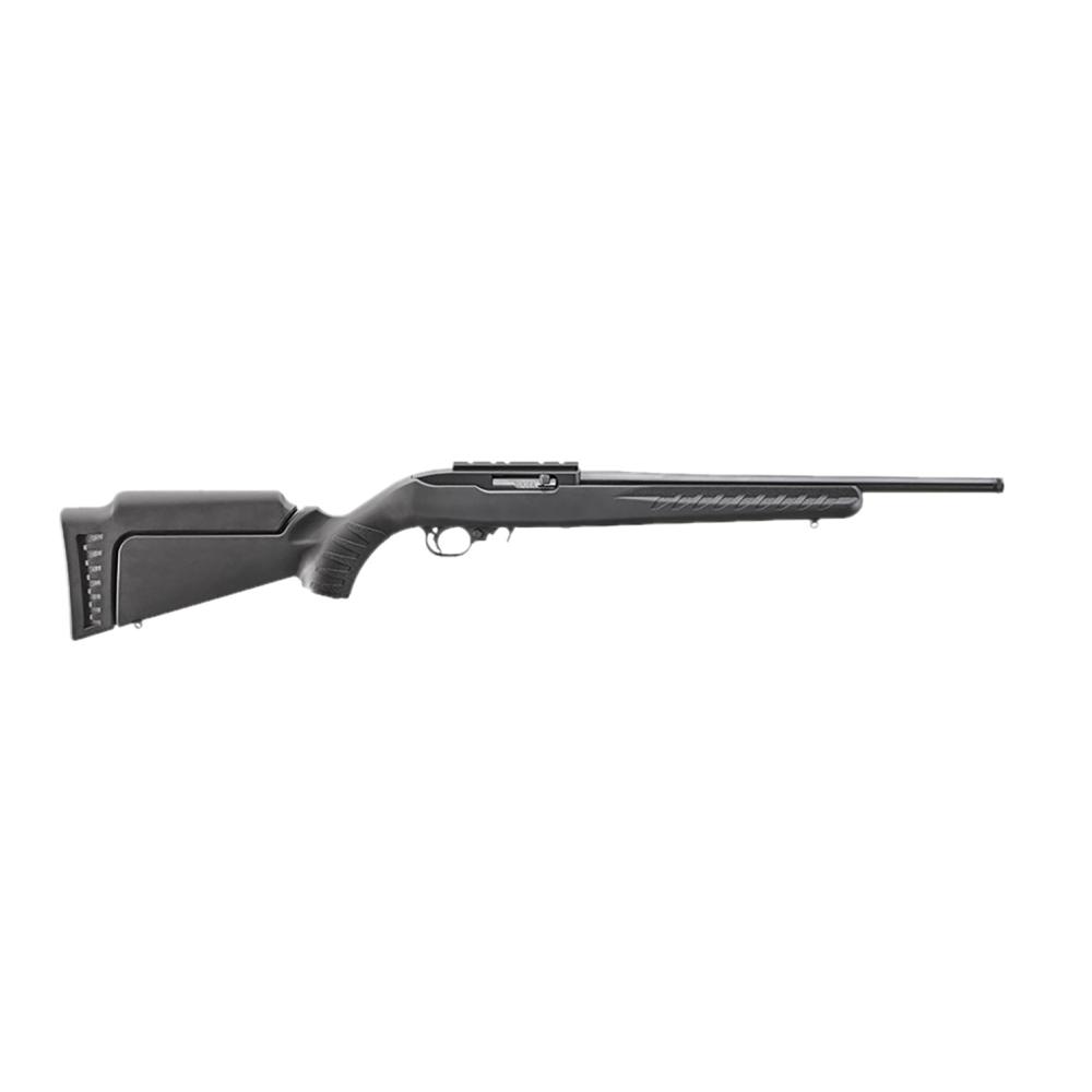 Ruger 31239 10/22 Sports South Exclusive Carbine 22 LR 10+1 16.12" Black Satin Threaded Barrel, Receiver w/Scope Rail, Ruger Modular System Synthetic Stock