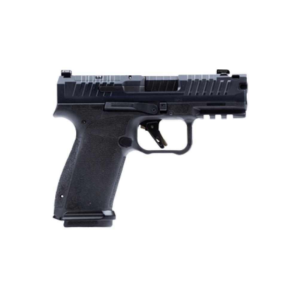 CANIK, METE MC9 Prime, Semi-automatic, Striker Fired, Compact, 9MM, 3.64" Barrel, Compensated Slide and Barrel with Blast Chamber, Night Sights, Optics Ready, Matte Finish, Black, 17 Rounds, 2 Magazines