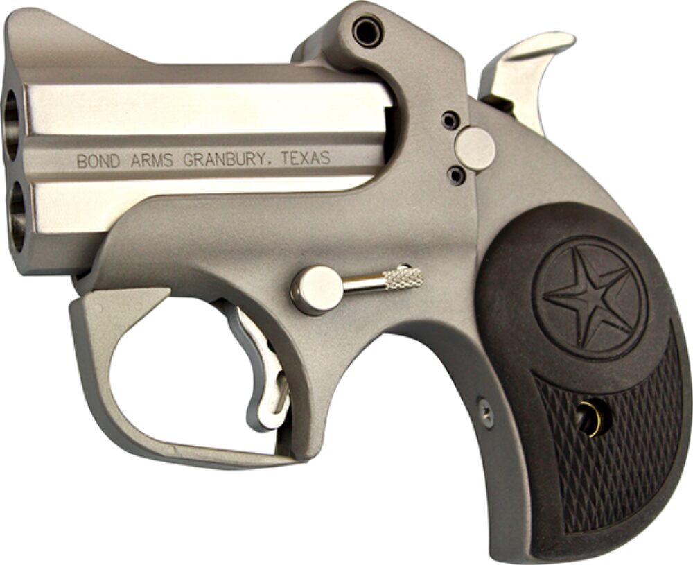 Bond Arms BARN Roughneck  38 Special/357 Mag 2rd Shot 2.50 Stainless Steel Barrel/Black Rubber Grips