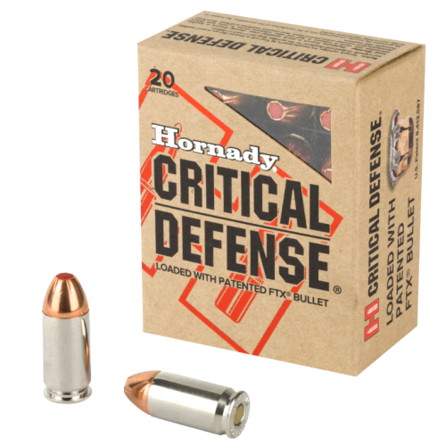 Hornady Critical Defense  45 ACP 185 gr Hornady Flex Tip eXpanding (FTX) 20 Per Box/ 10 Cs 90900 Hornady Critical Defense  45 ACP 185 gr Hornady Flex Tip eXpanding (FTX) 20 Per Box/ 10 Cs 90900
