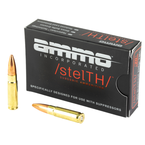 Ammo Inc Stealth Subsonic .300 Blackout 220gr TMC 20 Round Box