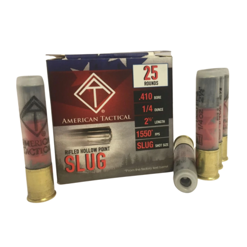 ATI .410ga Rifled Slug 2.5 inch Shotgun Shells - SLUG | 1550 fps