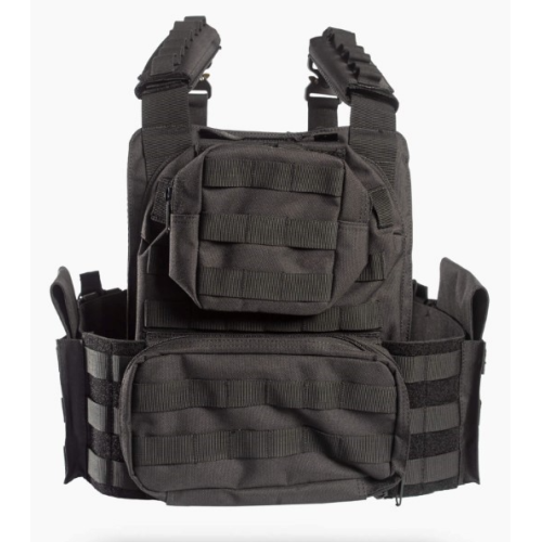 Guard Dog Body Armor Shepard Quick Release Black Plate Carrier