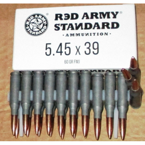 Century Red Army Standard 5.45x39 Ammunition AM3372 60 Grain FMJ