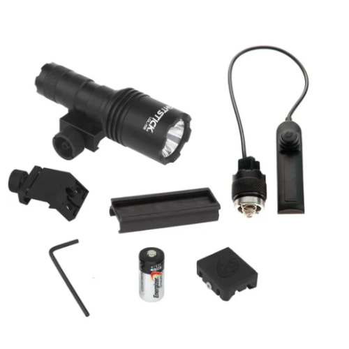 Nightstick LGL-150 Compact Light Kit Black Anodized Hardcoat Aluminum Long Gun 450 Lumens White LED