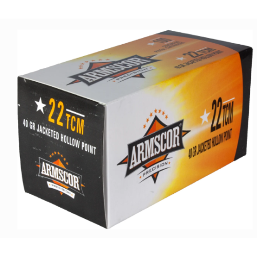 ARMSCOR 22 TCM 40GR JHP (100 rounds / box)