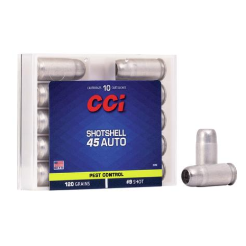 CCI Handgun Shotshells .45 ACP 140 gr #9 shot 1000 fps 10/box
