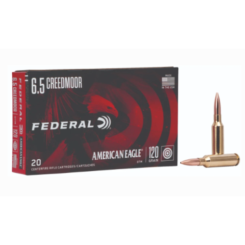 Federal American Eagle 6.5 Creedmoor 120GR Open Tip Match