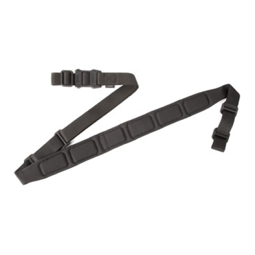 Magpul Industries, MS1 Padded Sling, Fits AR Rifles, 1 or 2 Point Sling, Black
