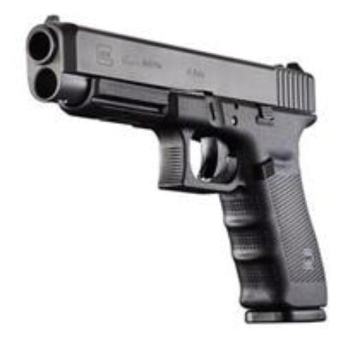 Glock G41 Gen4 Competition 45 ACP  5.31 Barrel 13+1 Black Frame & Slide Finger Grooved Rough Texture