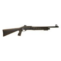 Citadel FWH122011 Warthog  12 Gauge Semi-Auto 3 4+1 20 Chrome Moly-Lined Barrel & Receiver, Black Fixed Pistol Grip Stock, Black Polymer Grip