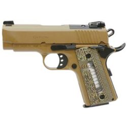 Girsan 390034 MC1911 SC Ultimate 45 ACP 3.40 6+1 Overall Flat Dark Earth Finish with window grip