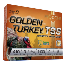 Fiocchi Golden Turkey TSS 410 Gauge 3 13/16 oz 9 Shot 5 Per Box/ 10 Cs410TSS9