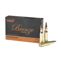PMC Bronze  308 Win 150 gr Pointed Soft Point (PSP) 20 Per Box/ 10 Cs 308SP