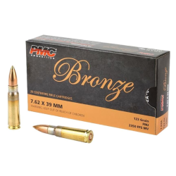 PMC Bronze Target 7.62x39mm 123 gr Full Metal Jacket (FMJ) 20 Per Box/ 25 Cs 762A