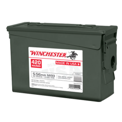 Lake City 5.56 MM M193 FMJ 55 GR 420RD AMMO CAN