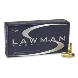 Speer Lawman  357 Sig 125 gr 1325 fps Total Metal Jacket Flat Nose (TMJFN) 50 Bx/20 Cs 53919