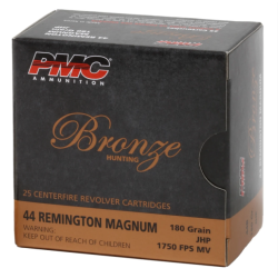 PMC BRONZE 44 REM MAG 180GR JHP