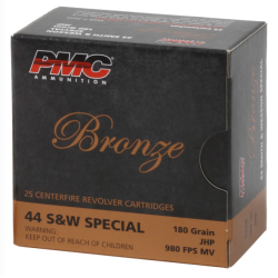 PMC BRONZE 44 S&W SPL 180GR JHP