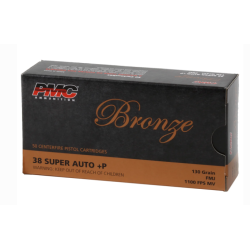 PMC BRONZE 38 SUPER AUTO 130GR FMJ