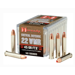 Hornady Critical Defense 22 WMR 45GR FTX