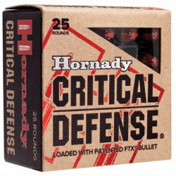 Hornady Critical Defense 38 Spl 110GR FTX