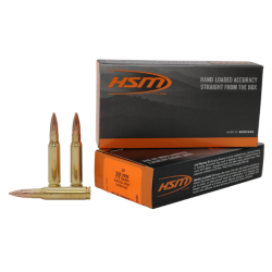HSM 3085N Match Subsonic 308Win 175gr Hollow Point Boat Tail 20 Per Box/25 Case