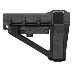 SB-Tactical SB Tactical SBA4X01SB SBA4 X Black Adjustable Synthetic AR-Platform