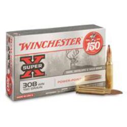 Winchester Ammo X3085 Power-Point  308 Win 150 gr Power-Point (PP) 20 Per Box/ 10 Cs