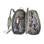 Rukx Gear Discrete AR-Pistol Bag Green/Tan 600D Polyester with Elastic Keeper Strap Ends ATICTARPGT