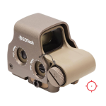 EO Tech EXPS3 TAN (2)1MOA CR123 NVCOMP SIDE BUTTONS/SINGLE QD LEVER