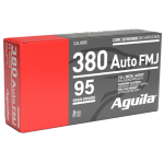 Aguila 380ACP 95gr Full Metal Jacket 50 Per Box 1E802110