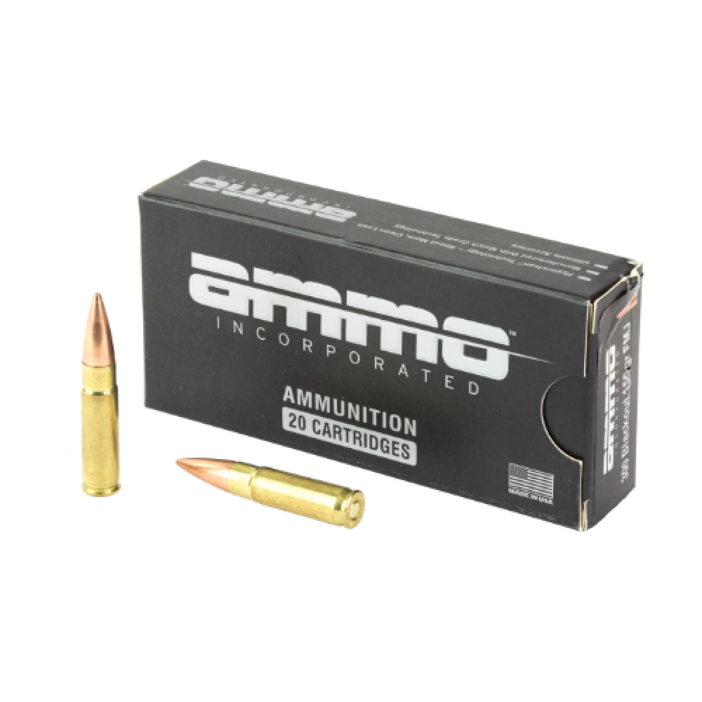 Ammo Inc Signature 300 Blackout 150 gr 1850 fps Full Metal Jacket (FMJ) 20 Bx/25 Cs