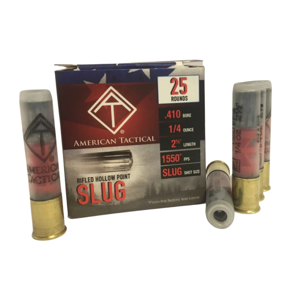ATI .410ga Rifled Slug 2.5 inch Shotgun Shells - SLUG | 1550 fps